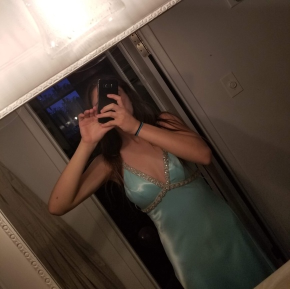 Vintage Satin Dress - Picture 1 of 3